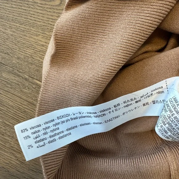 Zara Women's Crewneck Sweater - Camel/Tan - Picture 5 of 5